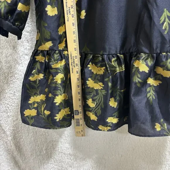 Tuckernuck Navy Floral Jacquard Dress – XS - Picture 6 of 8